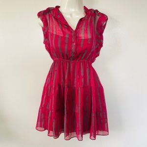 Anthropologie Staring At Stars Small Dress Chiffon